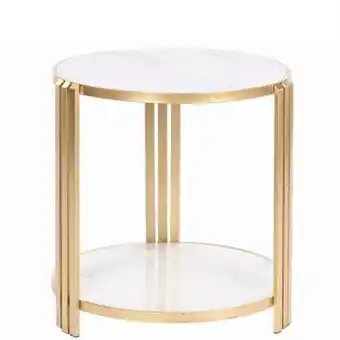Superdecor Mesa auxiliar de metal/mármore 755 promoção