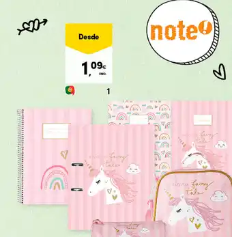 Continente Caderno/Pasta Arquivo note Unicocrn promoção