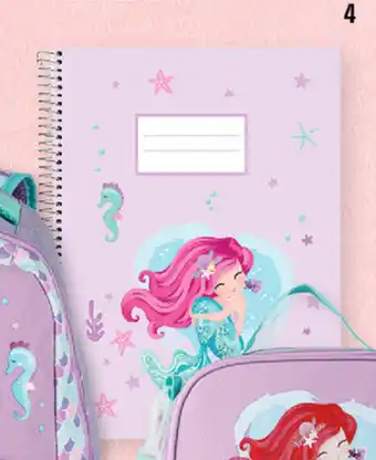 Caderno/Pasta Arquivo note Mermaid