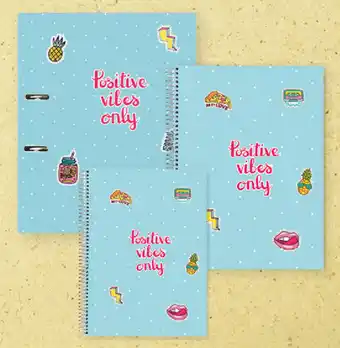 Continente Caderno/Pasta Arquivo note Positivity promoção