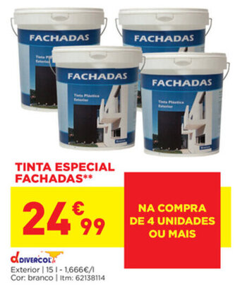 Bricomarché Tinta Especial Fachadas promoção
