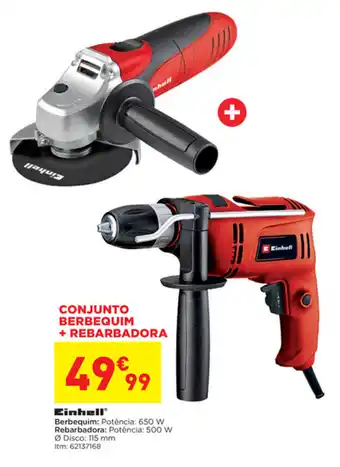 Bricomarché Conjunto Berbequim + Rebarbadora promoção