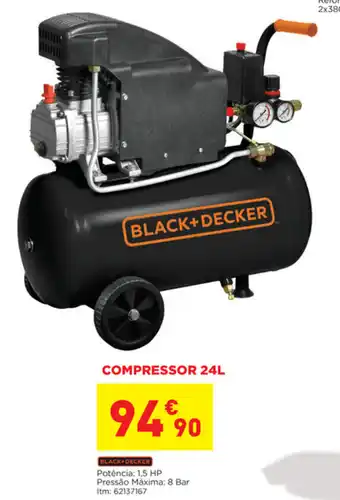 Bricomarché Compressor 24L promoção