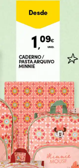 Caderno/Pasta Arquivo Minnie