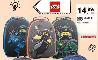 Continente Saco Lanche Lego promoção