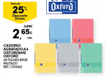 Caderno Agrafado A4 Oxford&Me Oxford
