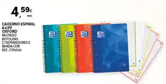 Caderno Espiral A4 PP Oxford