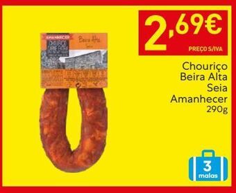 Recheio Chouriço amanhecer promoção