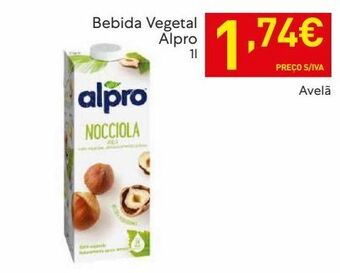 Recheio Bebidas naturais alpro promoção