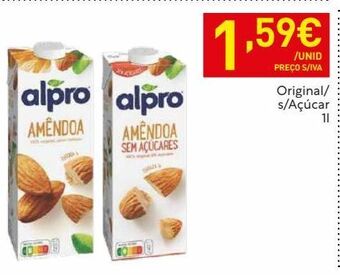 Recheio Bebida de amêndoa alpro promoção