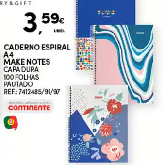 Caderno Espiral A4 Make Notes