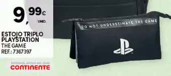 Continente Estojo Triplo Playstation The Game promoção