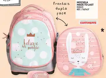 Continente Mochila Made to Last Magic promoção