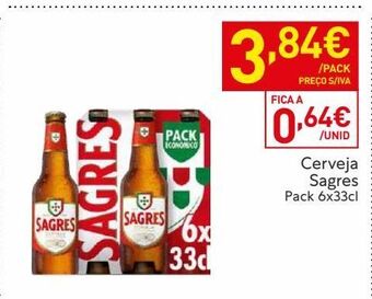 Recheio Cerveja sagres promoção