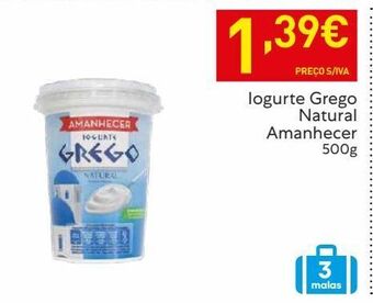 Recheio Iogurte grego amanhecer promoção