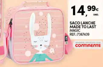 Continente Saco Lanche Made to Last Magic promoção