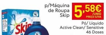Recheio Detergente em pó skip promoção