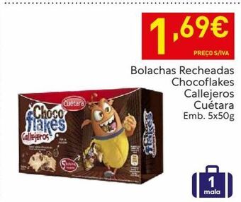 Recheio Bolacha recheada cuétara promoção