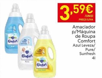 Recheio Amaciador comfort promoção