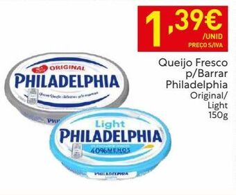 Recheio Queijo fresco philadelphia promoção