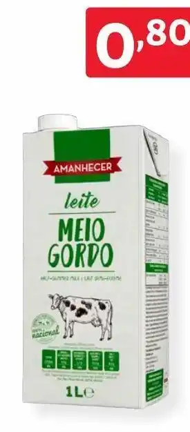 Amanhecer Leite semi desnatado amanhecer promoção
