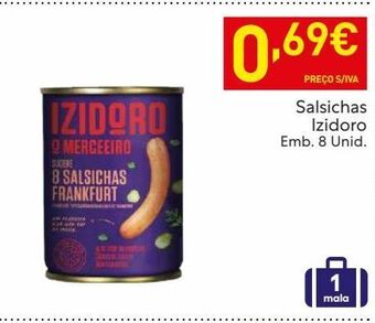 Recheio Salsicha izidoro promoção