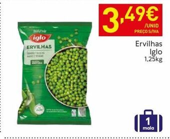 Recheio Ervilhas congeladas iglo promoção