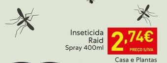 Recheio Inseticida raid promoção