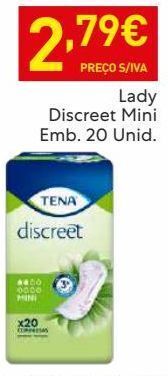 Recheio Absorvente tena promoção