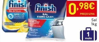 Recheio Detergente finish promoção