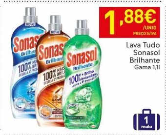 Recheio Detergente líquido sonasol promoção