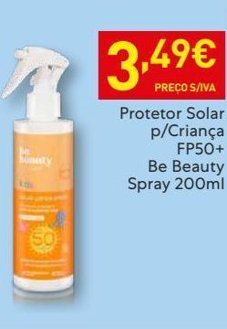 Recheio Protetor solar be beauty promoção