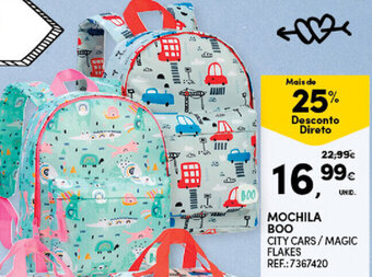 Continente Mochila Boo promoção