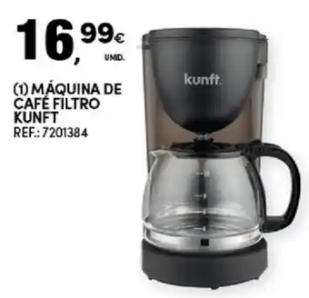Continente Máquina de Cafe Filtro Kunft promoção