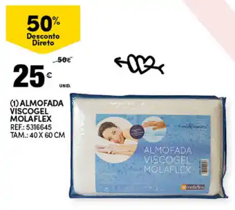 Continente Almofada Viscogel Molaflex promoção
