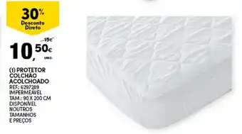 Continente Protetor Colchão Acolchoado promoção