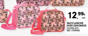 Saco Lanche Miss Lemonade Floral Leo