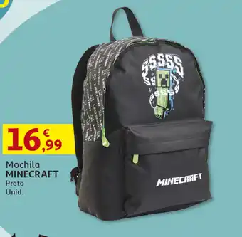 Auchan Mochila MINECRAFT Preto promoção