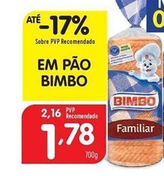 Minipreço Pão de forma bimbo promoção