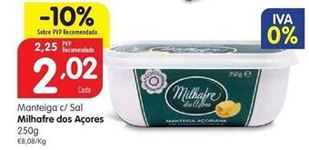 Minipreço Manteiga milhafre promoção
