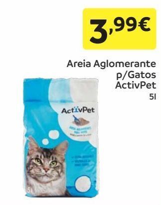 Amanhecer Areia para gato activpet promoção