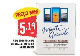 Minipreço Vinho tinto promoção