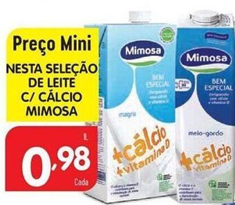 Minipreço Leite mimosa promoção