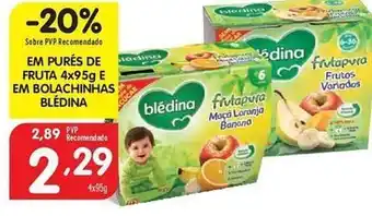 Minipreço Purés blédina promoção