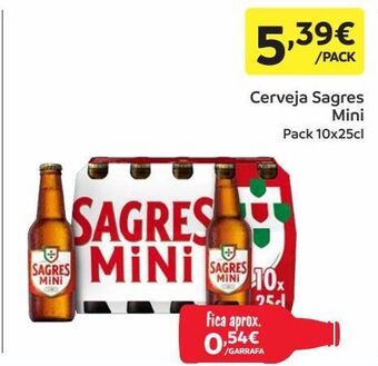 Amanhecer Cerveja sagres mini promoção