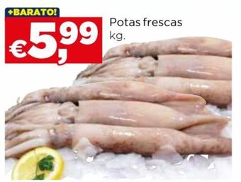 Bolama Potas frescas kg promoção