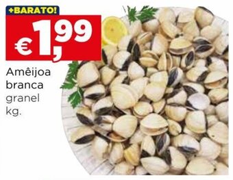 Bolama Ameijoa branca granel kg. promoção
