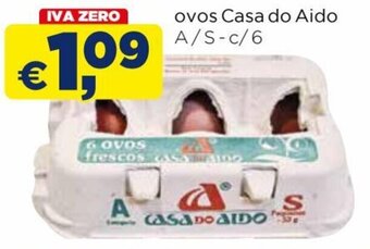 Bolama ovos Casa do Aido A/S-C/6 promoção