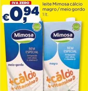 Bolama leite Mimosa cálcio magro / meio gordo 1lt promoção