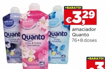 Bolama amaciador Quanto 76+8 doses promoção